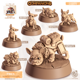 Fren The French Bulldog 3D-printed model